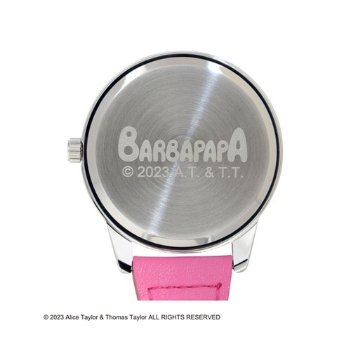 バーバパパ カラビナ付きウォッチ ピンク