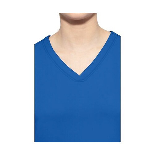 スクラブトップス L相当 ロイヤルブルー