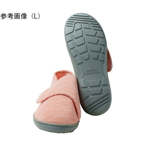 介護シューズ マジックテープタイプ ピンク M