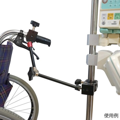点滴スタンド転倒予防連結用具