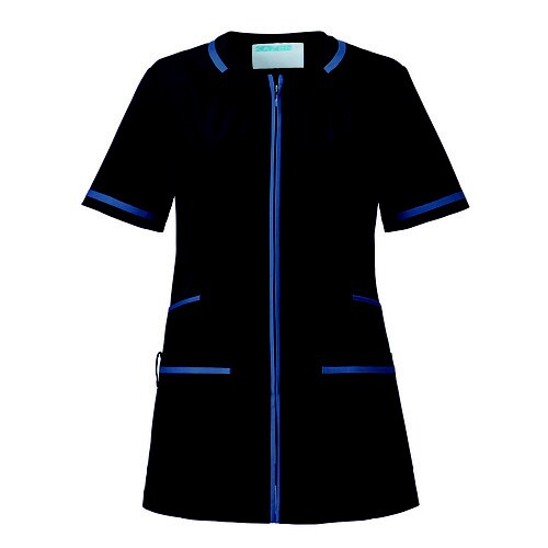 レディースジャケットLネイビー×スモーキーブルー