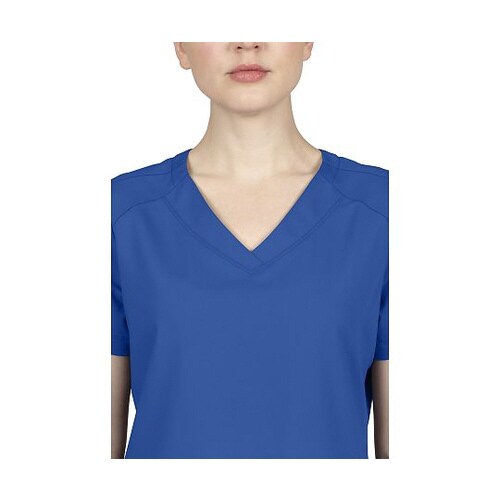 スクラブトップス M相当 ロイヤルブルー