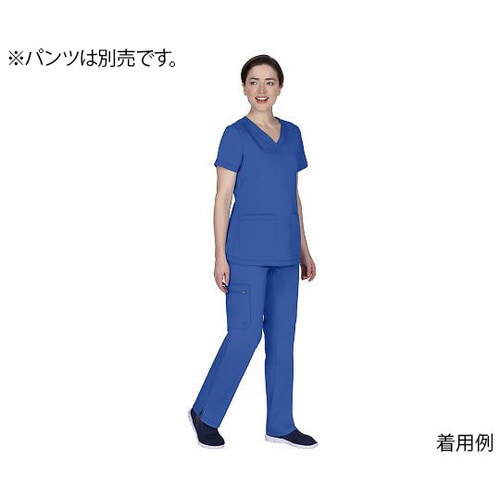 スクラブトップス S相当 ロイヤルブルー