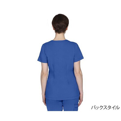 スクラブトップス S相当 ロイヤルブルー