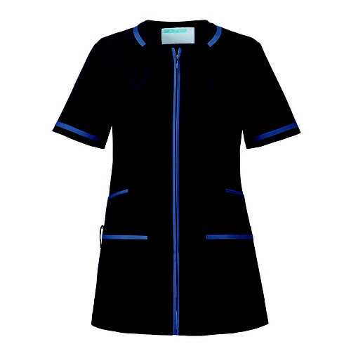 レディースジャケット3Lネイビー×スモーキーブルー