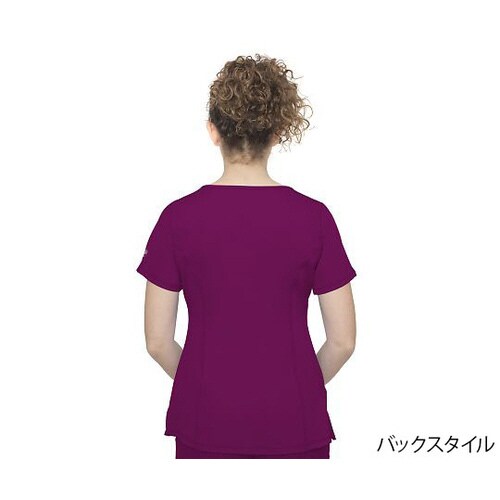 スクラブトップス LL相当 ワイン