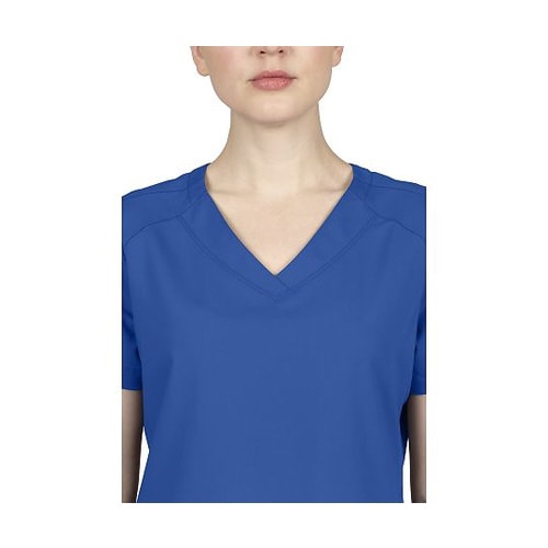 スクラブトップス LL相当 ロイヤルブルー