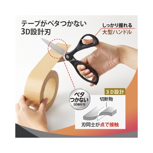 フィットカットカーブ大型タイプ3D刃ブラック