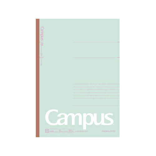 限定キャンパスミネラルカラー5色ドットB罫5冊