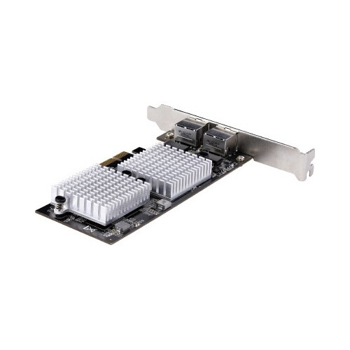 LANカード/PCIex1/2xRJ45