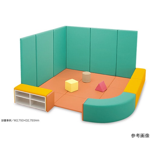 スクエア 入り口スロープマット ピンク