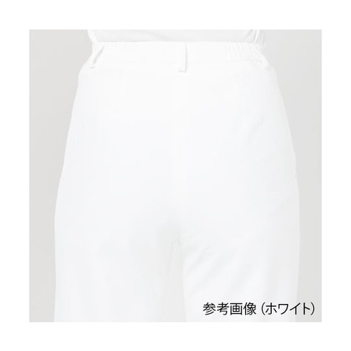 レディススリムストレートパンツ ホワイト 3L