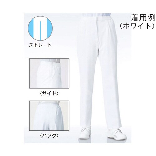 レディススラックス ネイビー L