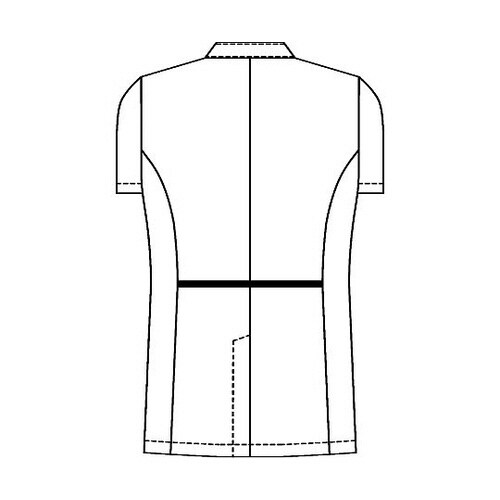 メンズジャケット半袖 ホワイトxネイビー 5L