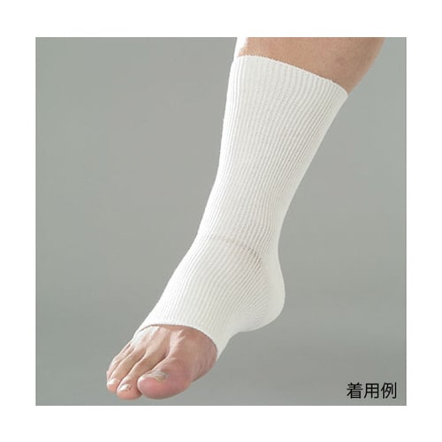 スポーツエイドサポーター 白 足首 L