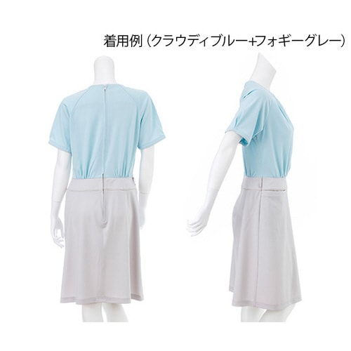 ワンピース クラウディブルー+フォギーグレー M