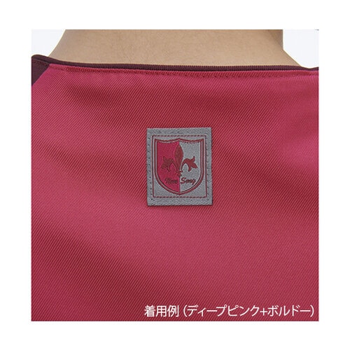 男女兼用スクラブ スカイブルー+ネイビー SS