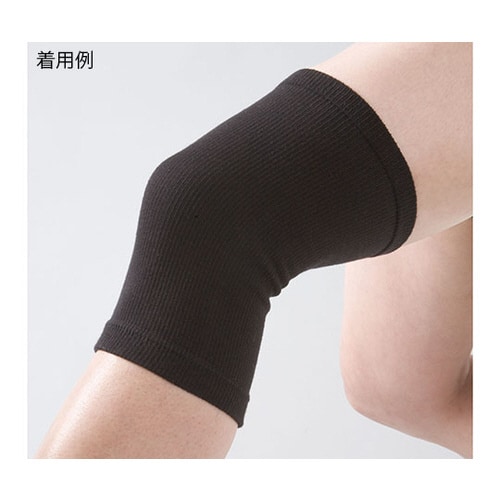 シームレスサポーター黒 ひざ M