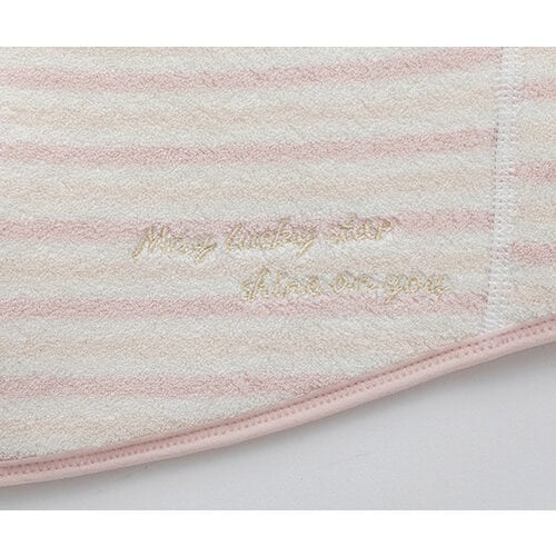 ふわふわパイルボーダー妊婦帯 ピンク L