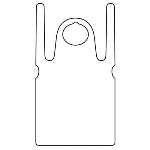 竹虎ビニールエプロン 袖なし M 50枚入