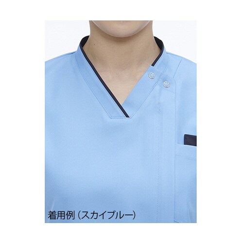 男女兼用スクラブ ディープピンク L