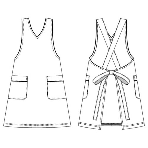 ケアガウン ベージュ M