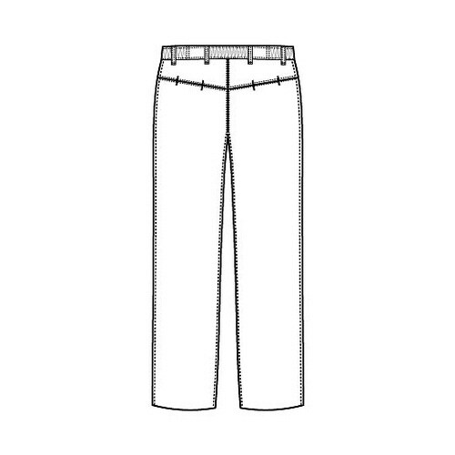 メンズストレッチパンツ ブラック L