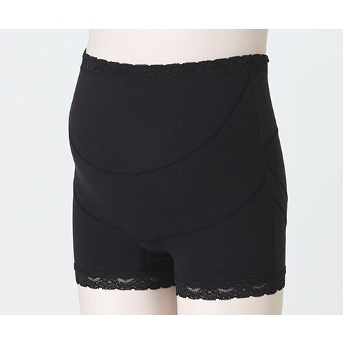 らくばきパンツ妊婦帯 ブラック M