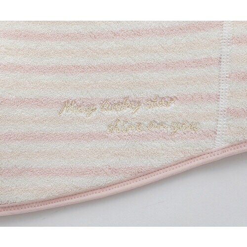 ふわふわパイルボーダー妊婦帯 ピンク M