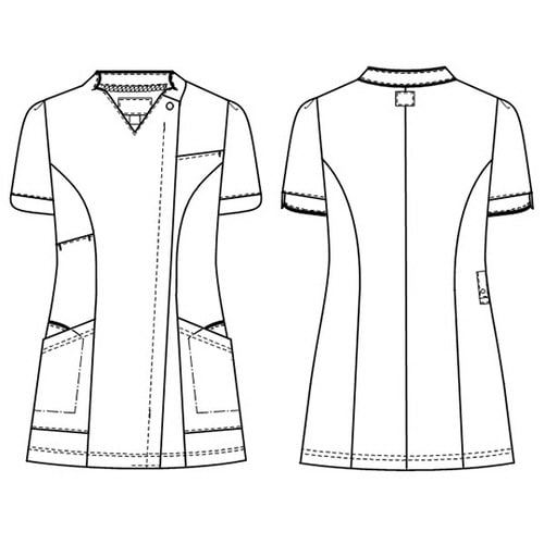 チュニック フロスティングパープル M