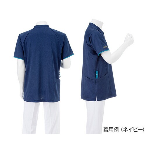 ニットシャツ ブルー BL