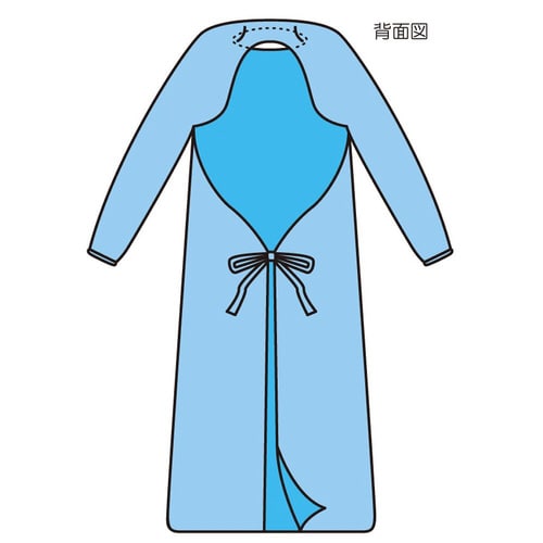 竹虎ビニールエプロン 袖つき L 50枚入