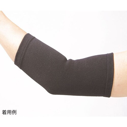 シームレスサポーター黒 ひじ M