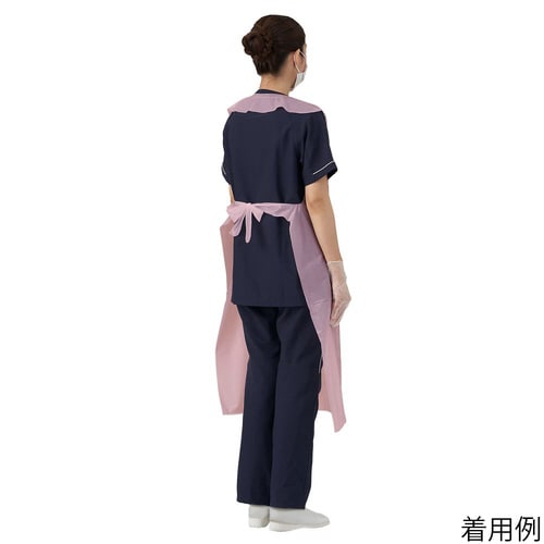 竹虎ビニールエプロンP ピンク 100枚入