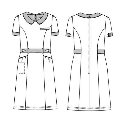 ワンピース チャコール EL