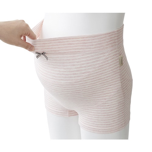 らくばきパンツ妊婦帯 ピンク M