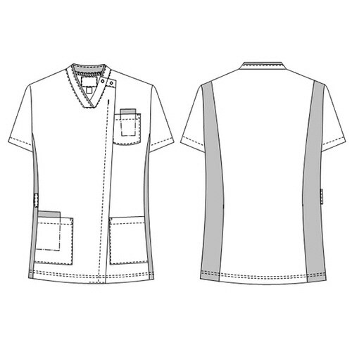 男女兼用スクラブ ターコイズ S