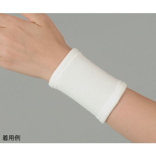 シームレスサポーター白 リスト L 2枚入