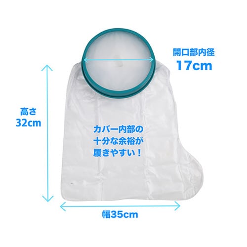 繰り返し使えるギプスカバー