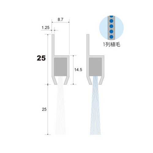 バーストリップブラシ