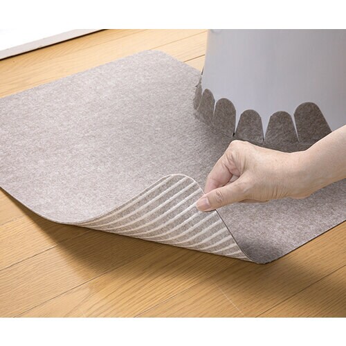 吸着拭けるトイレマット無地 ショート BR