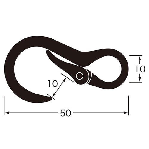 ナスカン 50mm ピンクゴールド