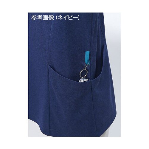 ニットシャツ ネイビー M