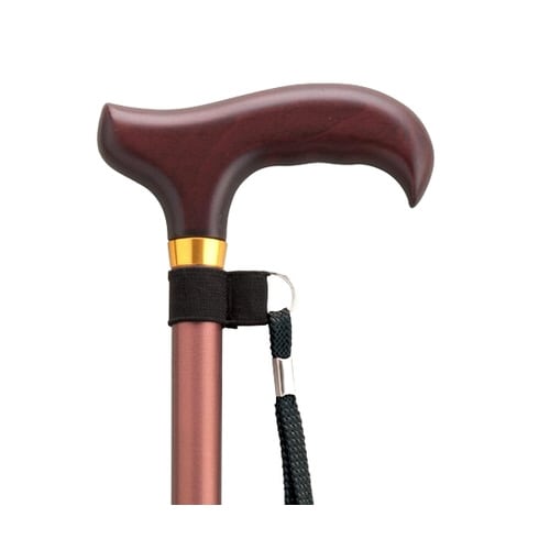 杖 Dシリーズ 伸縮タイプ ブラウン