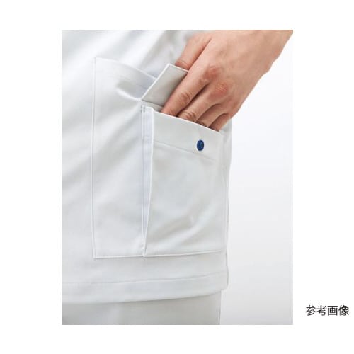 ジップアップスクラブ グレー×ネイビー 4L