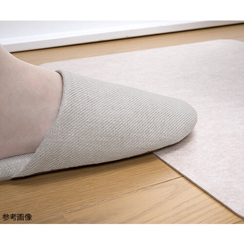 吸着拭けるトイレマット無地 ショート BE