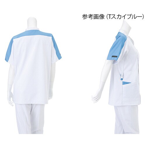 男子スクラブ Tネイビー M