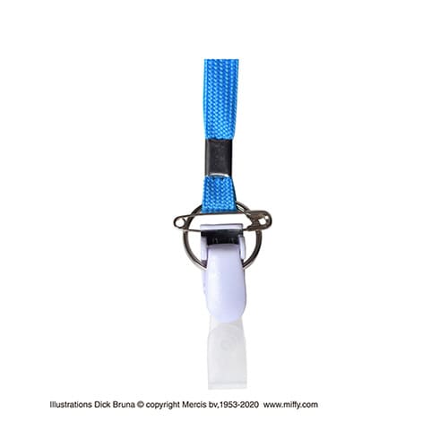 ミッフィー ネームホルダー ストライプブルー