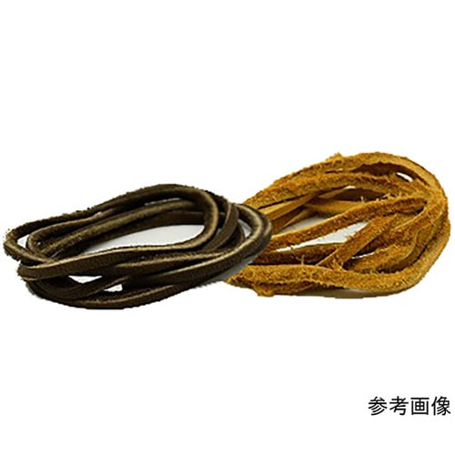 鹿革レース 3mm×90cm コゲ茶