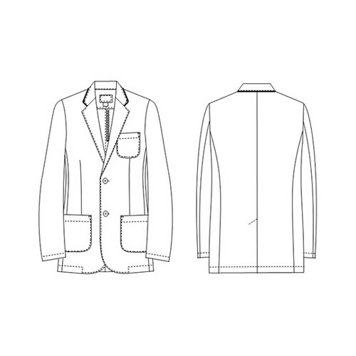 男子テーラードジャケット Tネイビー L